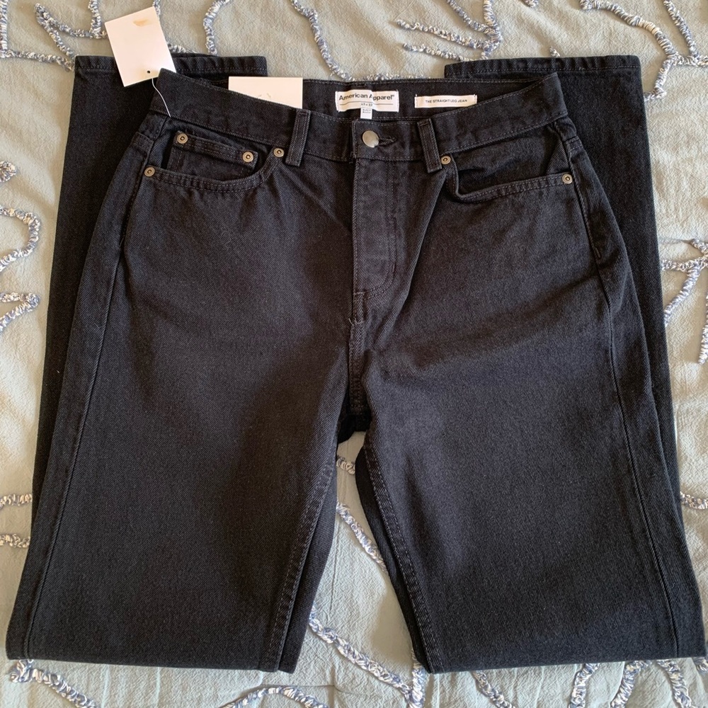 American Apparel Straight Leg Jeans